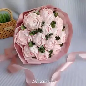 Зефирные цветы, 21 см